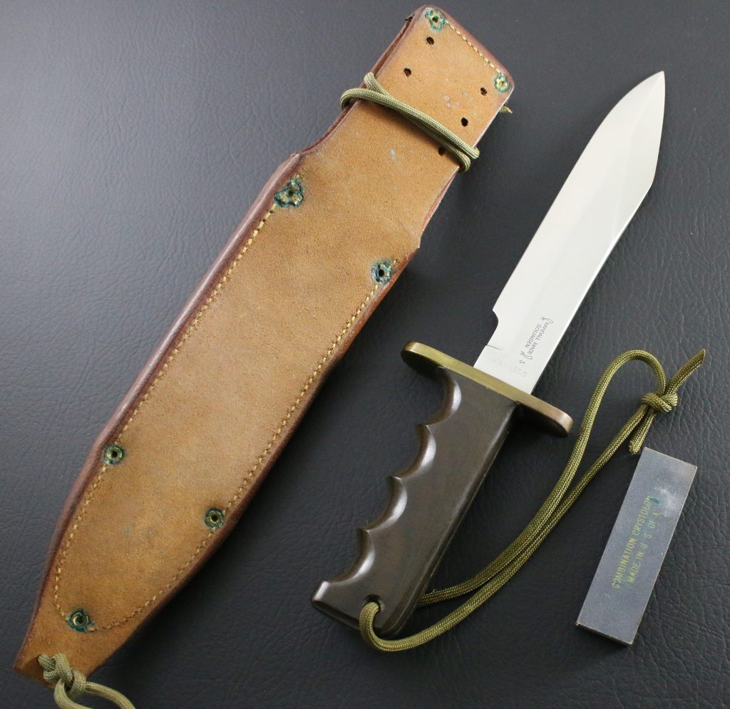 SOLD - Randall Knife Model # 14 - stainless, Solingen blade - black ...